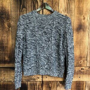 Banana Republic Marled Chunky Cable Knit Sweater